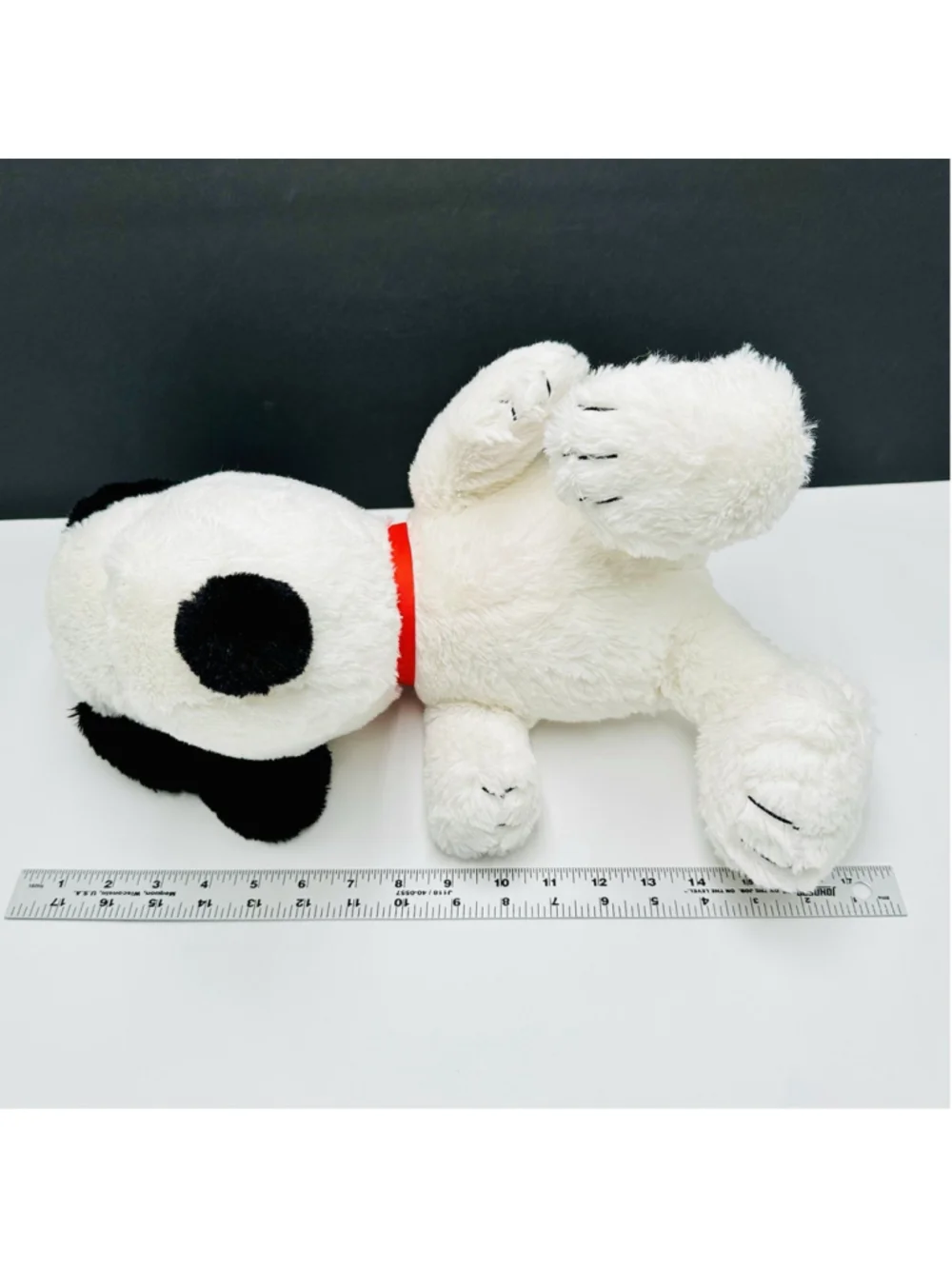 Peanuts Snoopy Plush 16” Sitting Soft Stuffed Animal Toy Red Collar